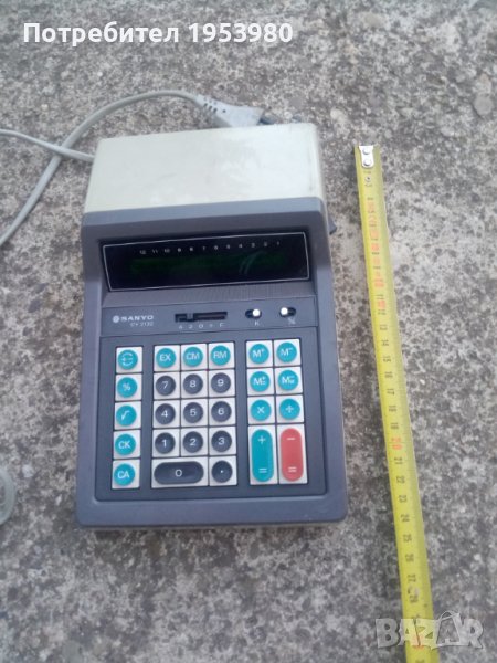 Стар електронен калкулатор Sanyo CY 2132, снимка 1