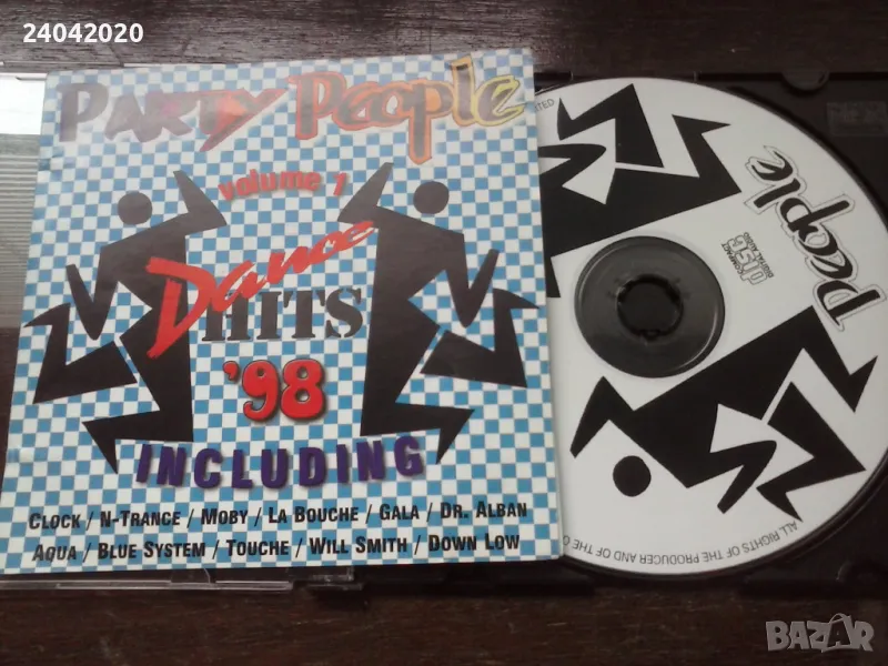 Party People Dance Hits vol.1 матричен диск, снимка 1
