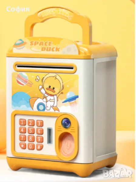 Интелигентна детска касичка, с  пръстов отпечатък, снимка 1