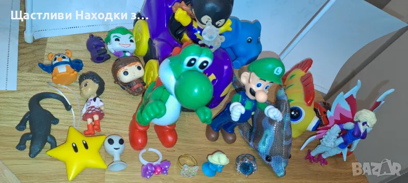 dc comics supermario фигурки йоши луиджи звезда батман жокер gormiti geckoz, снимка 1