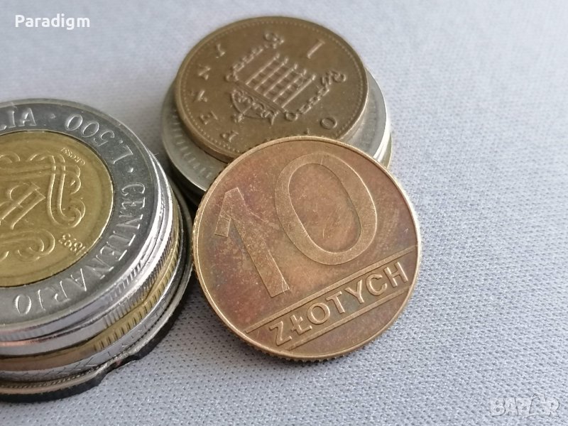 Монета - Полша - 10 злоти | 1990г., снимка 1