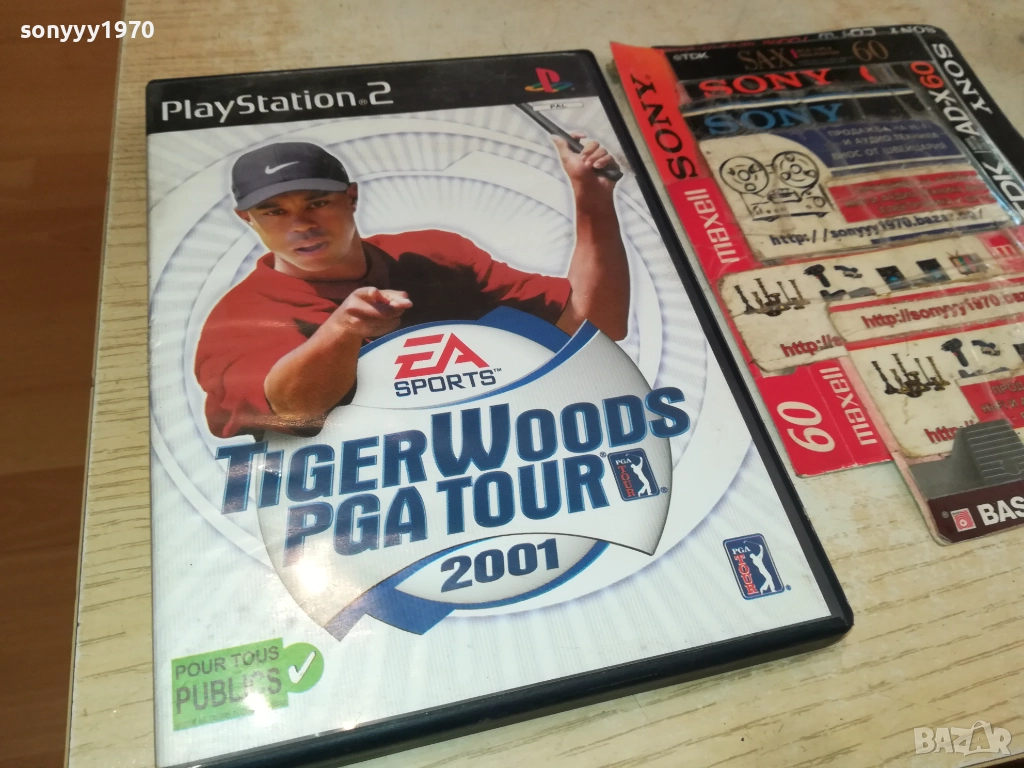 SONY PS2 GAME-TIGER WOODS 2001 2411251714, снимка 1