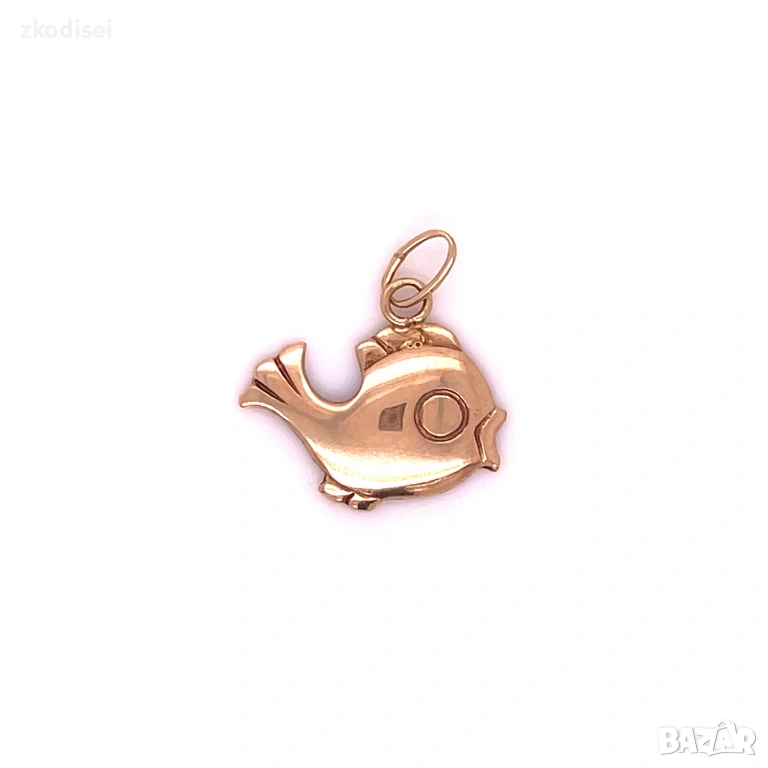 Златен медальон 0,80гр. 14кр. проба:585 модел:35999-6, снимка 1