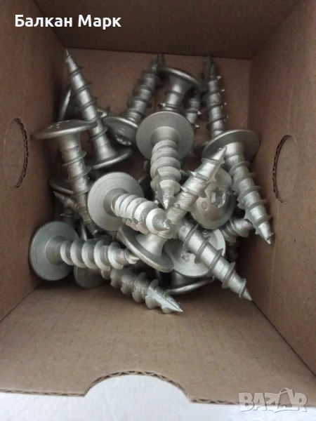 Винтове с широка периферия за дърво,дървени конструкции,огради , навеси,10х40– 25бр, снимка 1