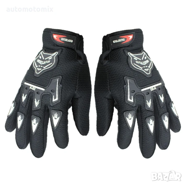 ДЕТСКИ РЪКАВИЦИ,ЗА МОТОР,СКУТЕР - ЧЕРНИ, КОМПЛЕКТ 2БР., снимка 1