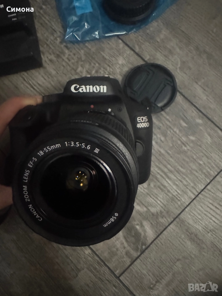 Canon DSLR ФОТОАПАРАТ CANON EOS 4000D + EFS 18-55 DC, снимка 1