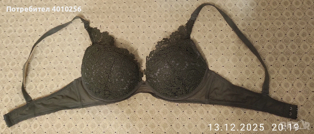 ПОДАРЯВАМ НОВ СУТИЕН Е. 85 С, МАСЛЕНОЗЕЛЕН, снимка 1