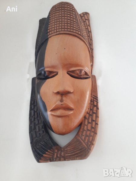 Продавам дървена африканска маска, снимка 1