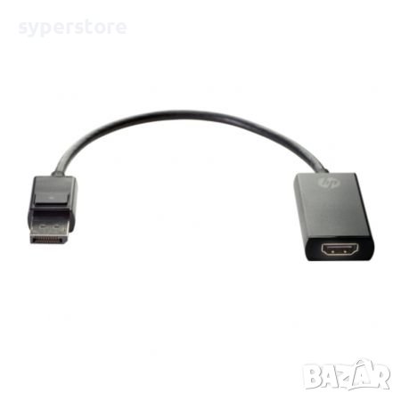 Преходник Адаптер от DP Мъжки към HDMI Женски HP 2JA63AA Adapter DP-M to HDMI F, снимка 1