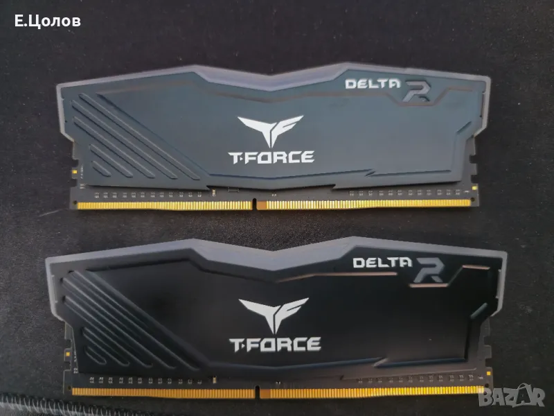 2x8GB DDR4 3000MHz Team T-Force Delta RGB Black, снимка 1