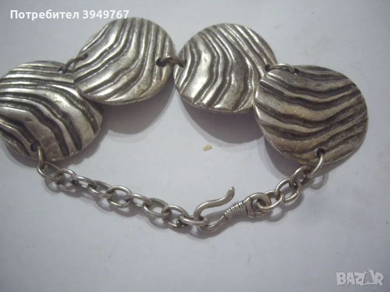 Стара сребърна гривна., снимка 1