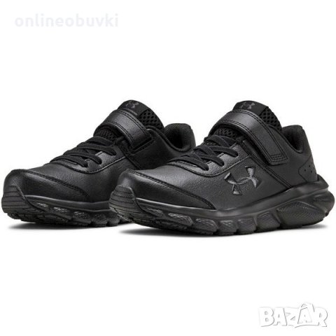 НАМАЛЕНИЕ!!!Детски спортни обувки UNDER ARMOUR BINF ASSERT Черно естествена кожа, снимка 3 - Детски маратонки - 34472948