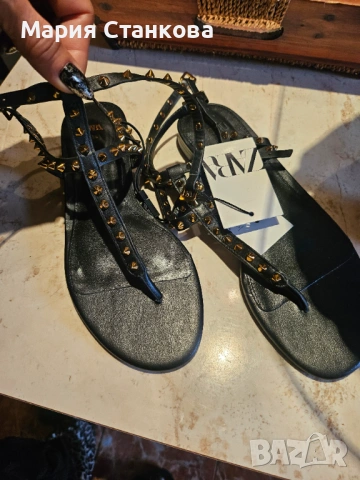 ZARA GOLT НОВИ сандали 36 номер, снимка 3 - Сандали - 54224220
