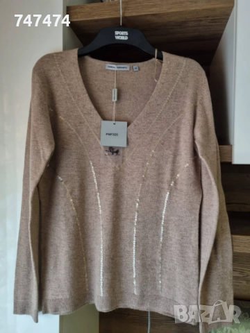 Кашмирен пуловер ХЛ, нов, снимка 3 - Блузи с дълъг ръкав и пуловери - 52990286
