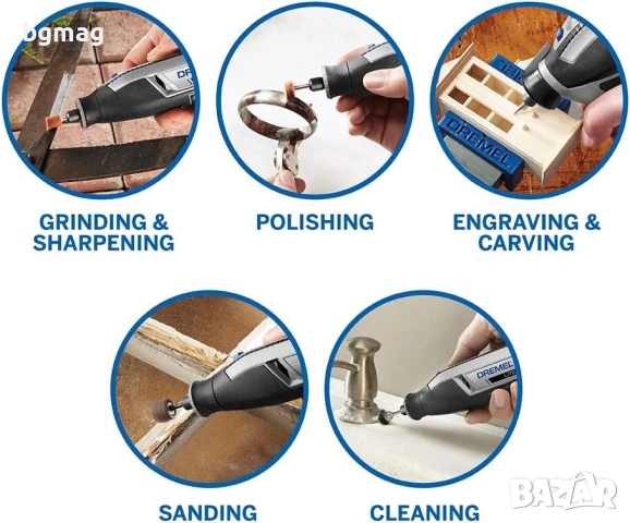 DREMEL Lite (7760) мултифункцинален инструмент-комплект с 15 консуматива, снимка 3 - Други инструменти - 52141345