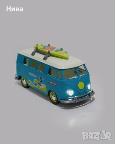 Ван Surfer Van, със звукови и светлинни ефекти и отварящи се врати , снимка 4 - Коли, камиони, мотори, писти - 54269768