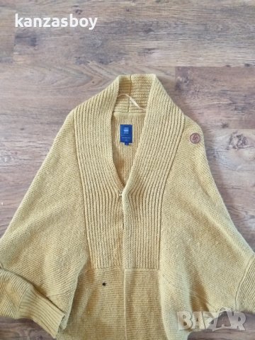 g-star dm cardigan knit wmn l/s - страхотна дамска жилетка , снимка 2 - Жилетки - 39377123