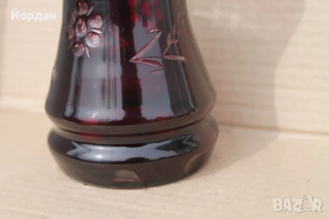 Кристална ваза ''бохемия'', снимка 7 - Вази - 49651669