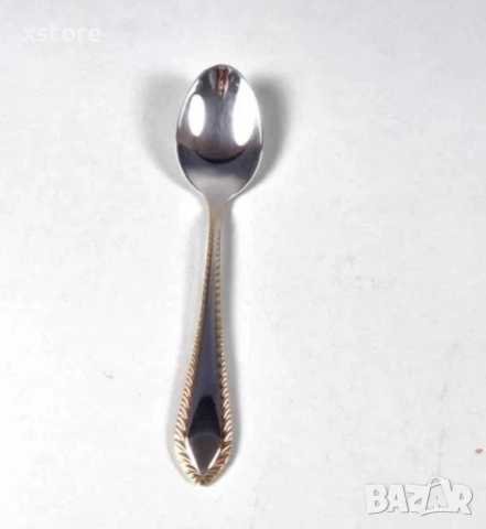 Комплект прибори за хранене Bohmann, Неръждаема стомана, 24 бр., Инокс със златист кант, снимка 11 - Прибори за хранене, готвене и сервиране - 52700105