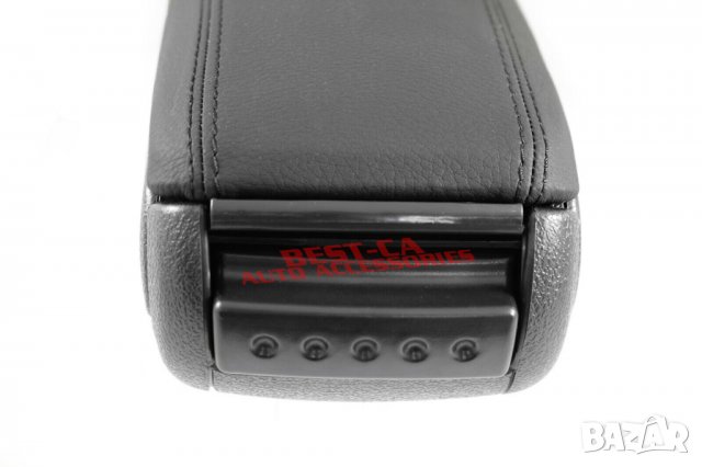 Кожен черен подлакътник за Форд Фокус 2 / Ford Focus Mk2 (2004-2010), снимка 7 - Аксесоари и консумативи - 38146112