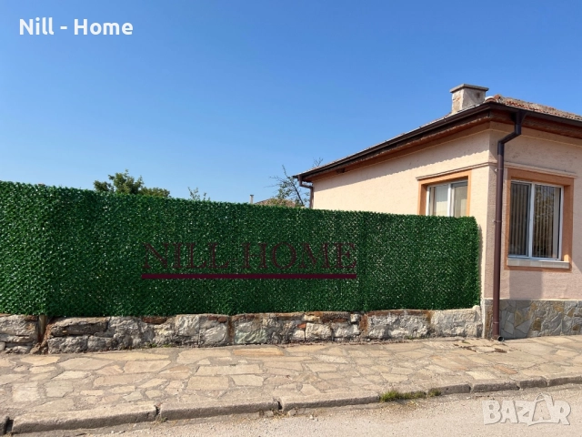 Поцинкована мрежа с декорация ( ИЗКУСТВЕНА ТРЕВА ) 4 мм. Тел / 40 мм. Око, снимка 13 - Огради и мрежи - 52303688