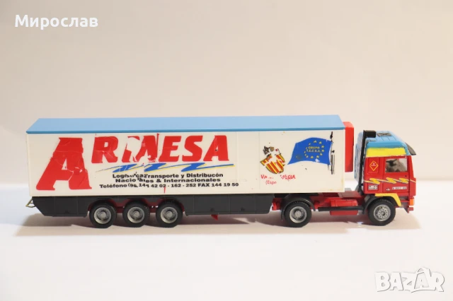 HERPA 1:87 H0 VOLVO ТИР КАМИОН ИГРАЧКА КОЛИЧКА МОДЕЛ, снимка 7 - Колекции - 50765453
