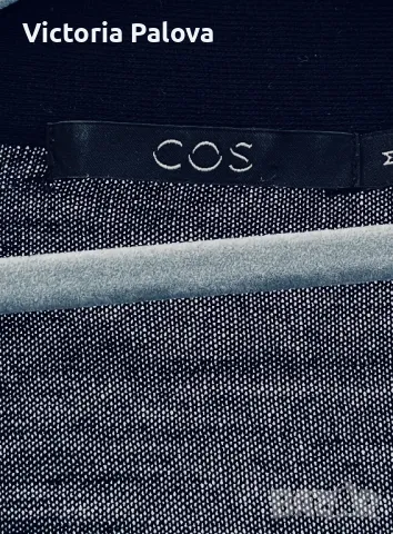 Нова тънка жилетка COS Швеция меринос и коприна, снимка 3 - Жилетки - 49731254