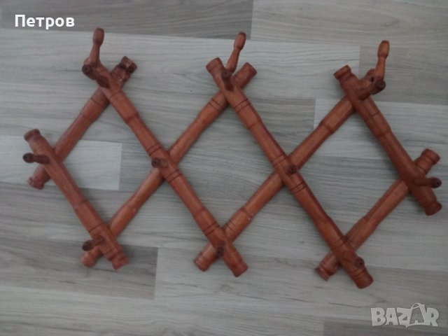 Продавам стара,ръчно изработена закачалка за стена и още нещо.., снимка 4 - Антикварни и старинни предмети - 40226152