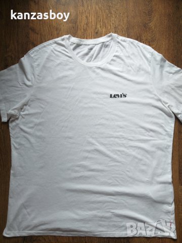 Levis Crewneck Graphic - страхотна мъжка тениска КАТО НОВА 3ХЛ, снимка 8 - Тениски - 40257002