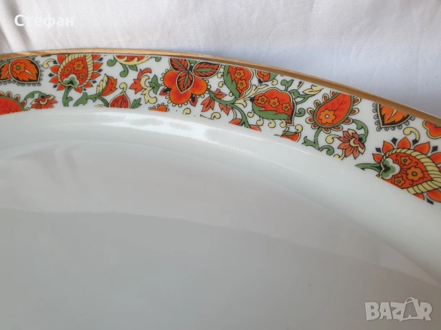 Порцеланово плато Изида, снимка 3 - Антикварни и старинни предмети - 54271299