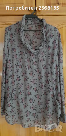 Уникален СЕТ 3 Части–Сако Лен+Панталон Лен+Туника Памук–заедно и поотд, снимка 4 - Костюми - 38359490