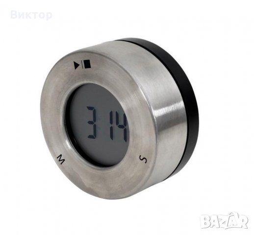 Часовник с таймер- магнитен с иноксов корпус от DAY, снимка 3 - Други - 29314231