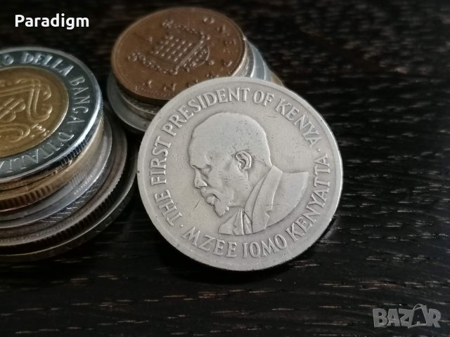 Монета - Кения - 1 шилинг | 1975г., снимка 2 - Нумизматика и бонистика - 31180976