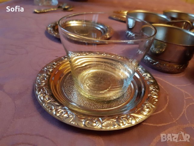 Колекция СССР/ Сервиз Мелхиор за кафе: Стакани,подстакани и чашки от 70-80те, снимка 12 - Сервизи - 32205074