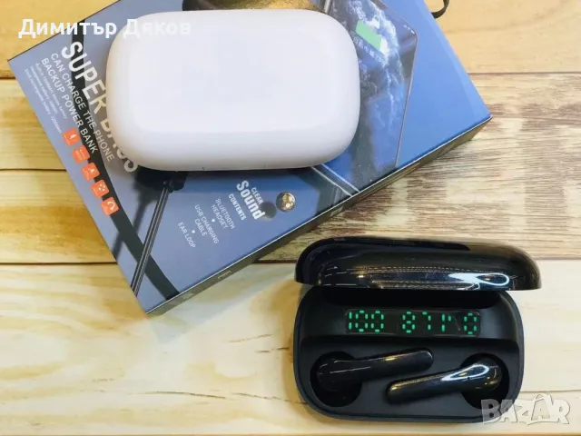 Мощни безжични Bluetooth слушалки TWS   EP85, снимка 3 - Bluetooth слушалки - 48205418