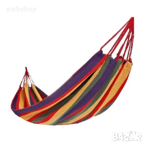 Памучен хамак с топли цветове 200х80см. , снимка 1