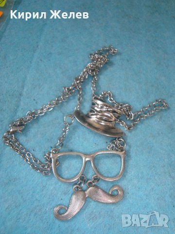 ПОСРЕБРЕН ФИГУРАЛЕН АРТ МЕДАЛЬОН 63891, снимка 8 - Колиета, медальони, синджири - 35228628