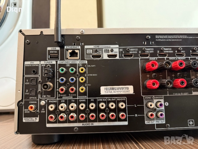 Onkyo TX-NR646 Bluetooth Wi Fi , снимка 11 - Ресийвъри, усилватели, смесителни пултове - 51688048