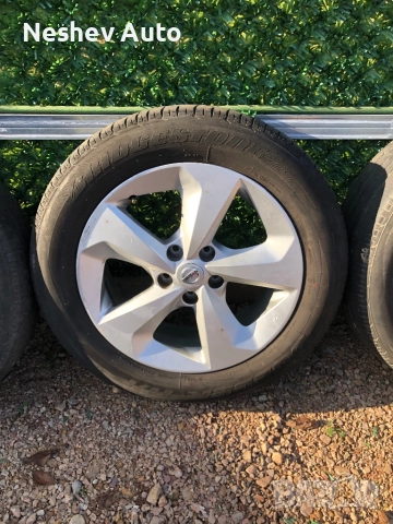 4бр. алуминиеви джанти с гуми от Nissan Qashqai 17 цола., снимка 3 - Гуми и джанти - 52819837