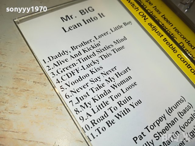 MR BIG-КАСЕТА 2211221356, снимка 14 - Аудио касети - 38757490