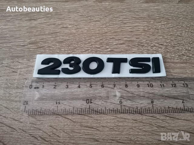 черна емблема Volkswagen 230 TSI , снимка 2 - Аксесоари и консумативи - 38018501