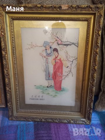 Корейска ръчно изработена картина