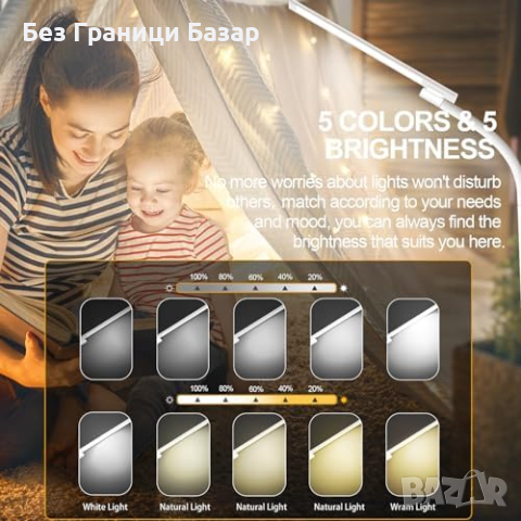 Нова Универсална Терапевтична SAD Лампа с Регулируема Яркост и Цветове, снимка 5 - Други - 44585649