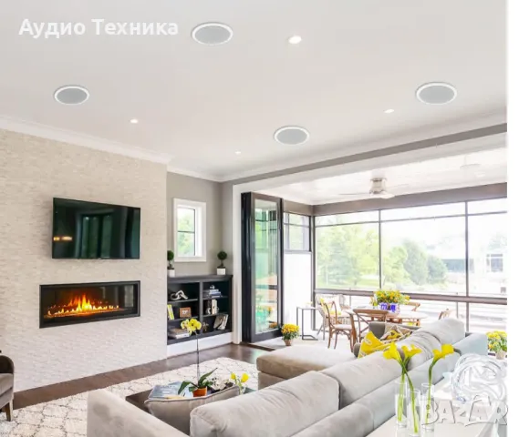 Активни 6,5-инчови Bluetooth и AUX говорители за вграждане., снимка 5 - Bluetooth тонколони - 49930349