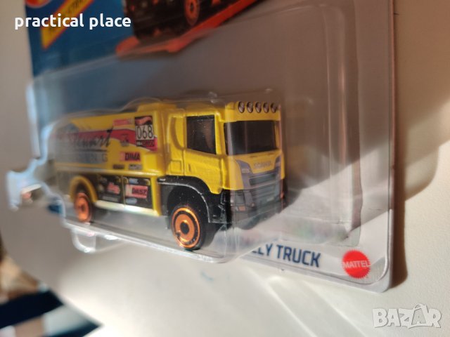 Метални колички Hot Wheels Scania Rally Truck, снимка 2 - Колекции - 24787974