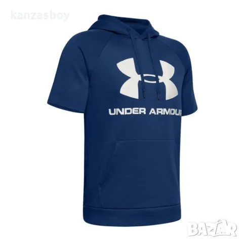 Under Armour Rival Fleece Logo - страхотно мъжко горнище КАТО НОВО ХЛ, снимка 2 - Спортни дрехи, екипи - 48492889