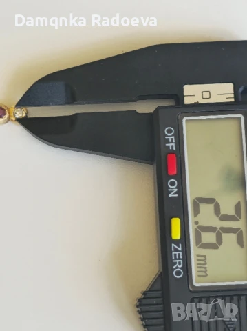 Златен кръст с Диаманти и Рубини-ръчна изработка , снимка 7 - Колиета, медальони, синджири - 51071861