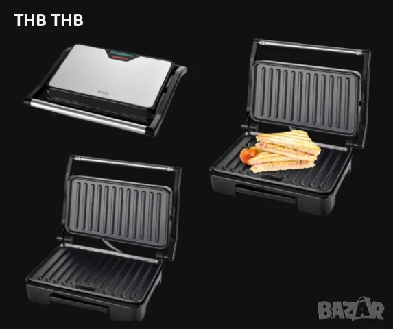 Сандвич-тостер, MHT-889S, снимка 4 - Тостери - 48341475