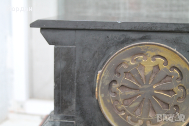 Френски настолен мраморен часовник, снимка 8 - Антикварни и старинни предмети - 44716518