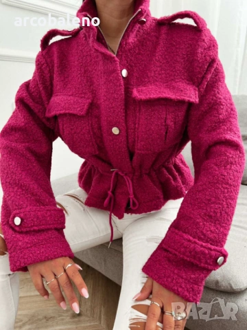 Дамско късо преходно яке, 7цвята , снимка 5 - Якета - 53102403